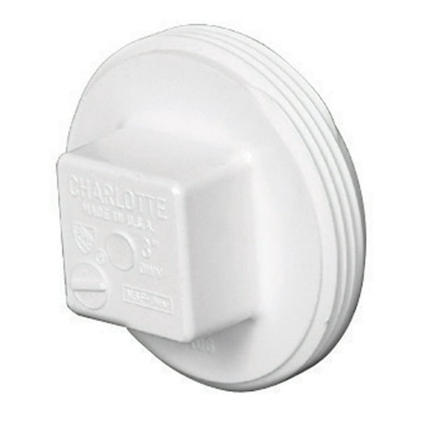 Charlotte Pipe Plug Sch 40 Pvc 2 Mpt White Charlotte Pipe Plug Sch 40 Pvc 2 Mpt White